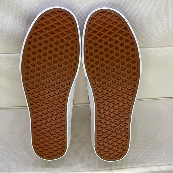 Vans Authentic Gold Checkerboard Lace Up Skate Shoes Mens Size 11.5 - Picture 9 of 11